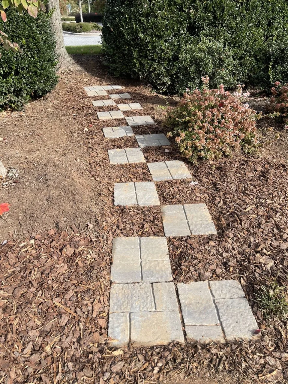 Paver walkway, after